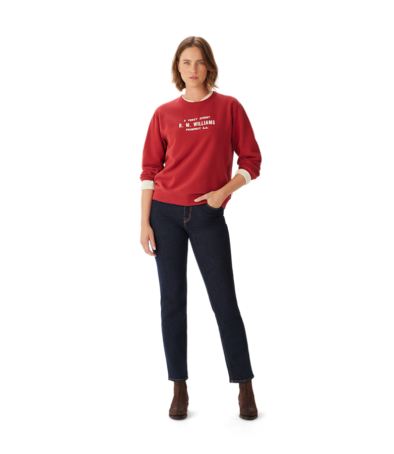 Heritage brushed back sweatshirt
