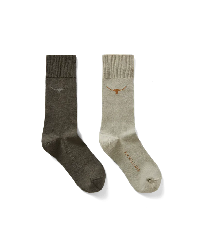 Longhorn Sock 2 pack