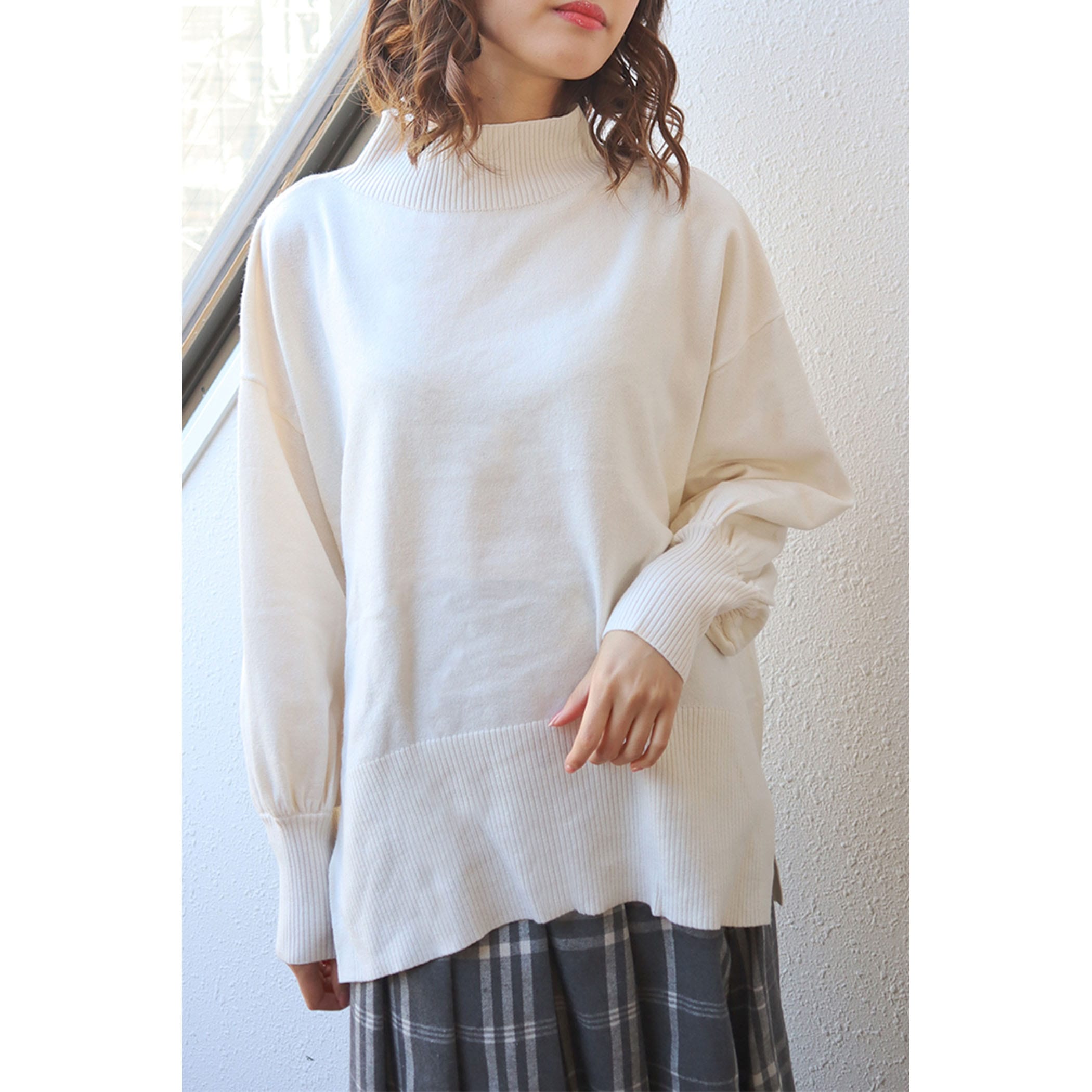 マシュマロタッチ BIGシルエットプルオーバー