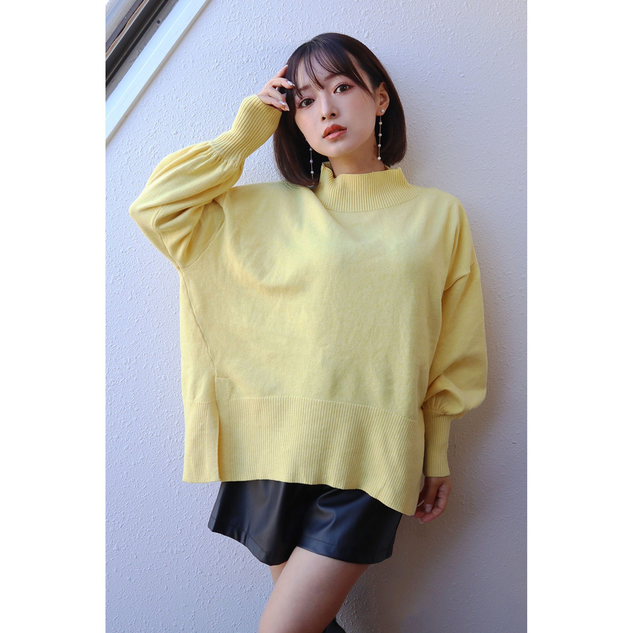 マシュマロタッチ BIGシルエットプルオーバー