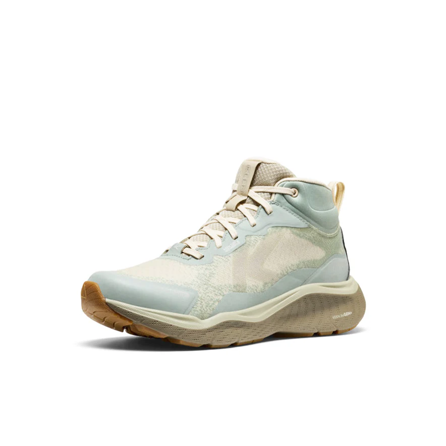 ウィメンズ レイキ ミッド ウォータープルーフ 防水ハイキングシューズ | Iceberg Green/Birch