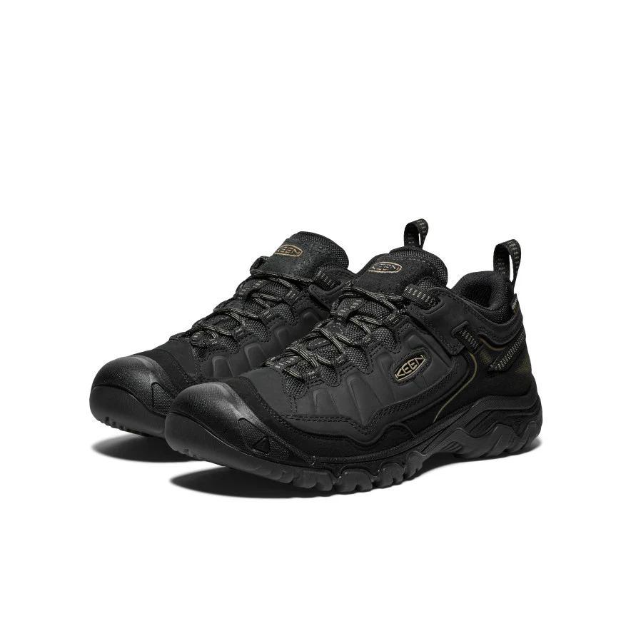 メンズ ターギー フォー ウォータープルーフ 防水ハイキングシューズ | Triple Black