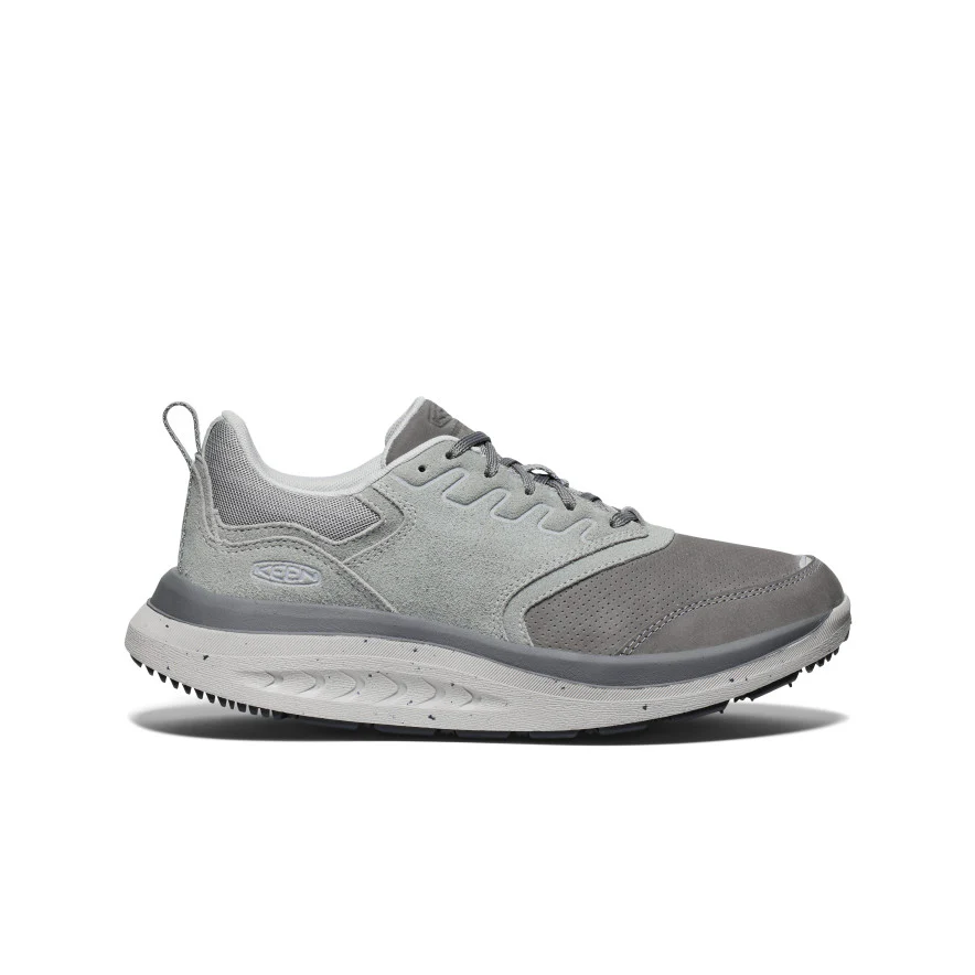 メンズ ダブルケー400 レザー ウォーキングシューズ KEEN x ENGINEERED GARMENTS  |  Alloy/Steel Grey