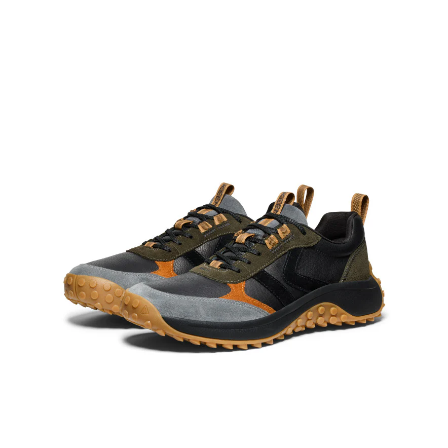 メンズ ケーエス86 レザー スニーカー | Forest Night/Keen Maple