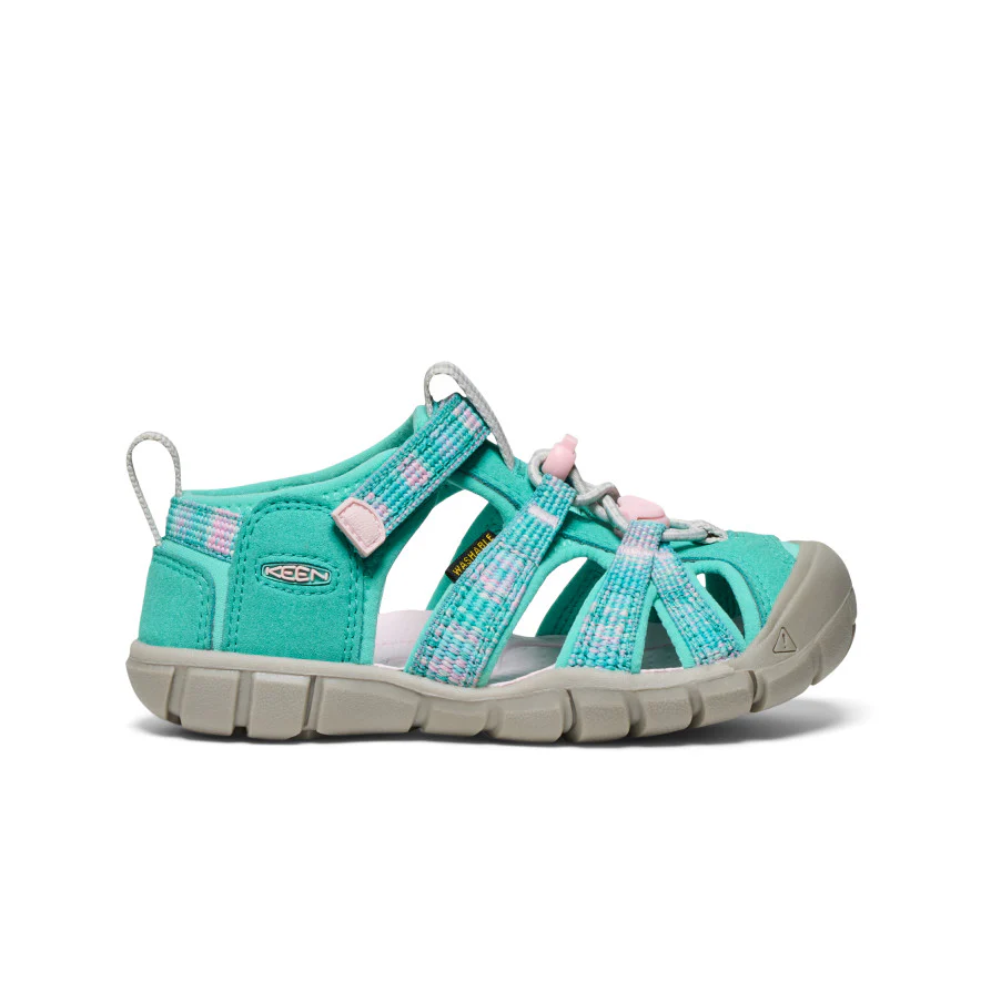 リトルキッズ シーキャンプ ツー シーエヌエックス サンダル  |  Bright Aqua/Giggle Pink