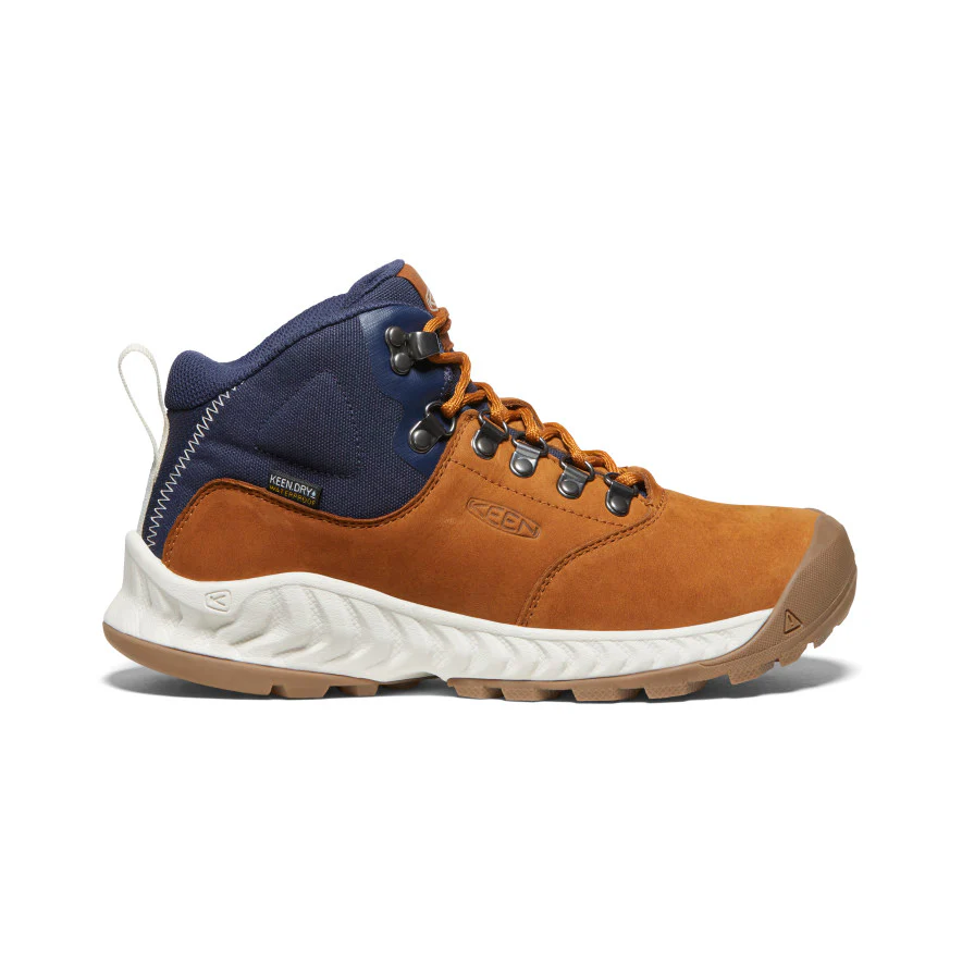 ウィメンズ ネクシス エクスプローラー ミッド ウォータープルーフ 防水ハイキングシューズ | KEEN Maple/Birch