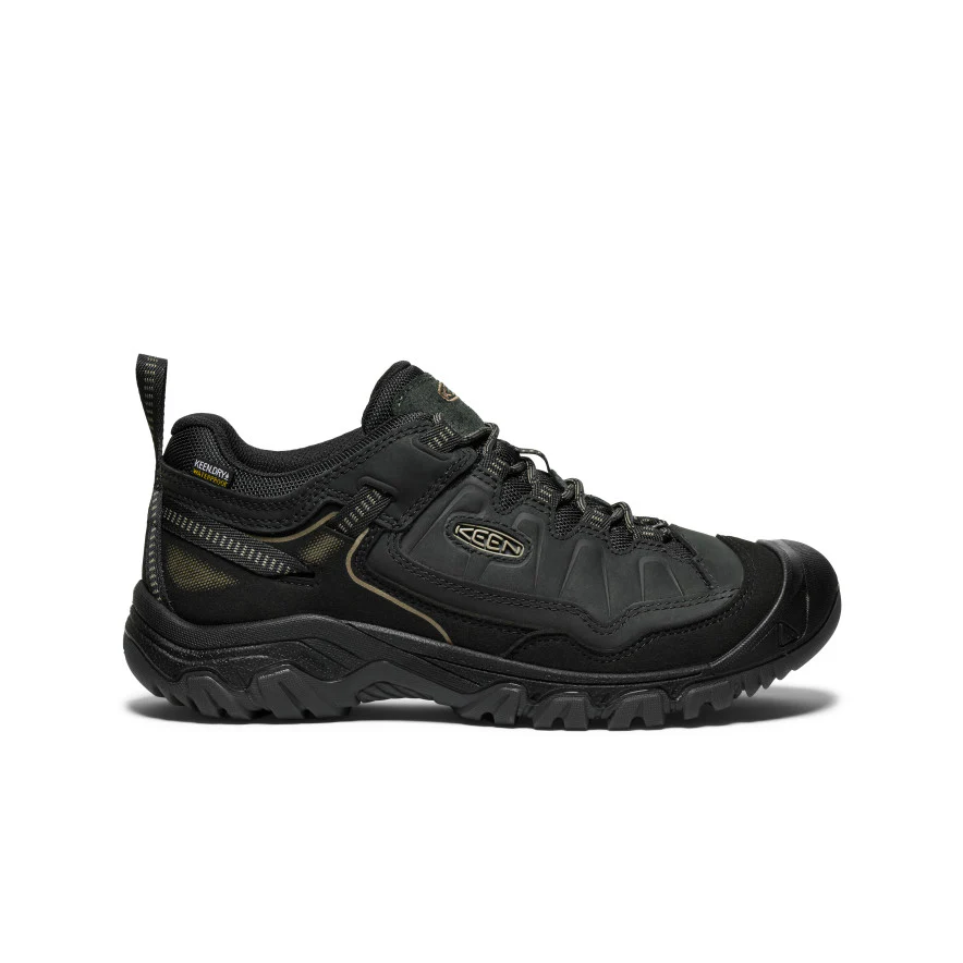 メンズ ターギー フォー ウォータープルーフ 防水ハイキングシューズ | Triple Black