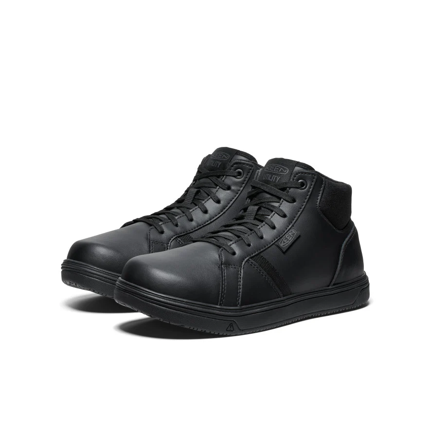 メンズ ケントン ミッド ピーティーシー ソフトトウ ワークブーツ | Black/Black