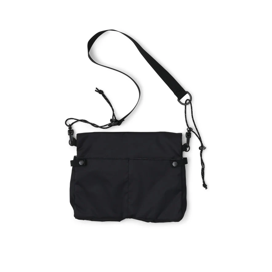 ハーベスト マテリアル マルチウェイ サコッシュ | Black/Black