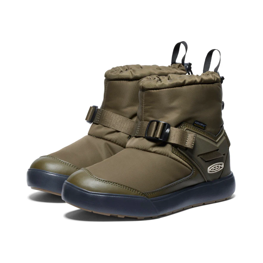 ウィメンズ フッドロメオ ウォータープルーフ 防水ウインターブーツ  |  Dark Olive/Black