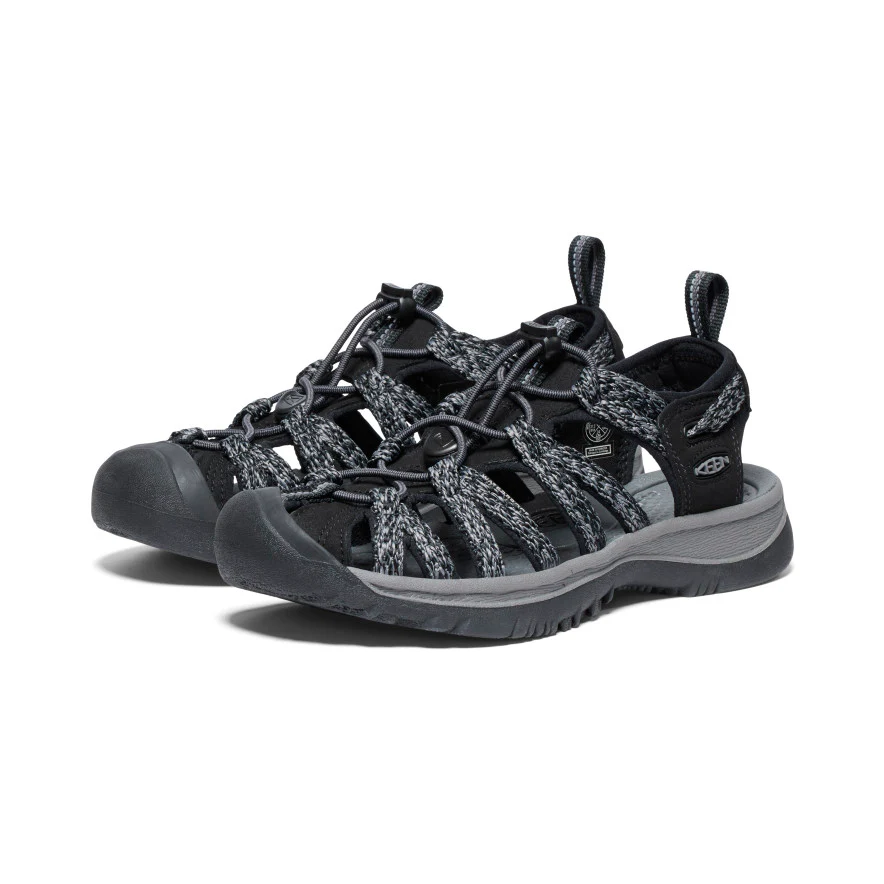 ウィメンズ ウィスパー サンダル | Black/Steel Grey