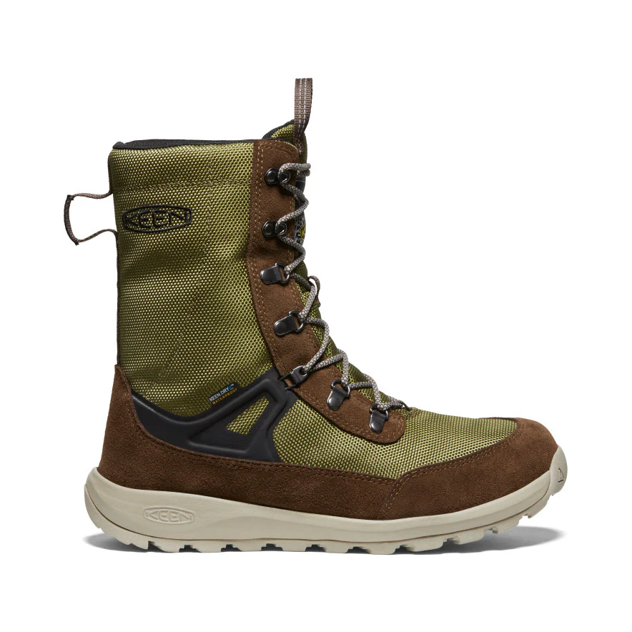 メンズ グリーザー トール ウォータープルーフ 防水ウィンターブーツ KEEN x ATSUSHI GOMYO  |  Olive Drab/Dark Earth
