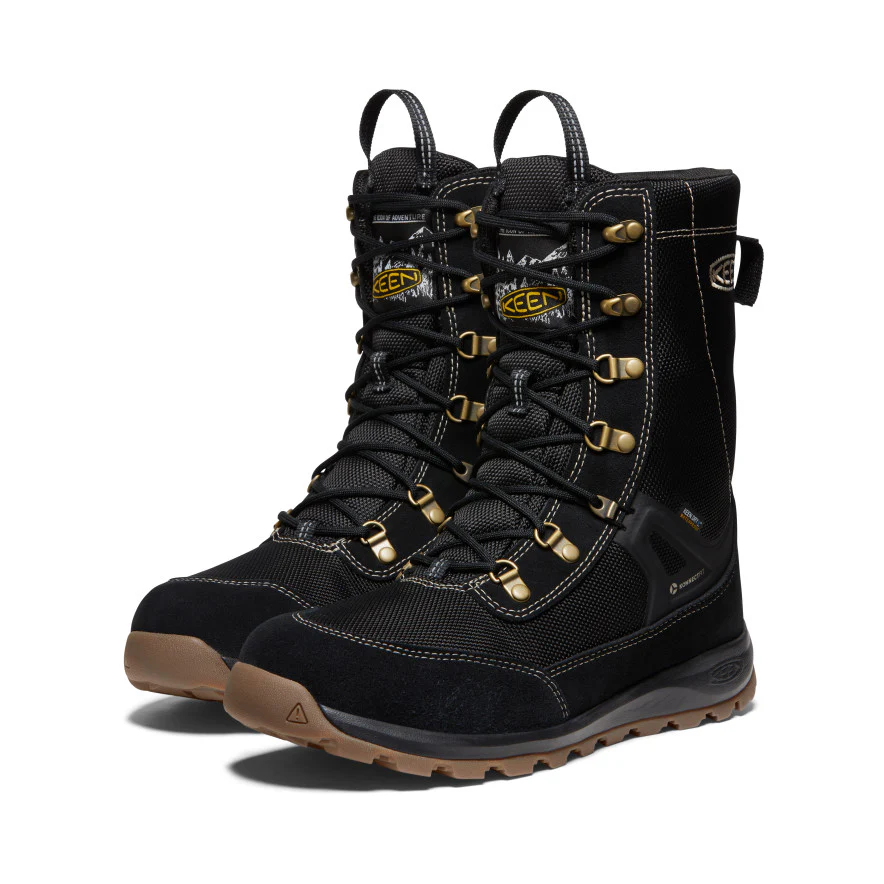 メンズ グリーザー トール ウォータープルーフ 防水ウィンターブーツ | Black/Plaza Taupe