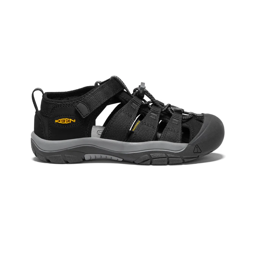 ビッグキッズ ニューポート エイチツー サンダル | Black/Keen Yellow