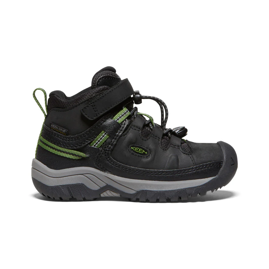 リトルキッズ ターギー ミッド 防水ハイキングシューズ | Black/Campsite