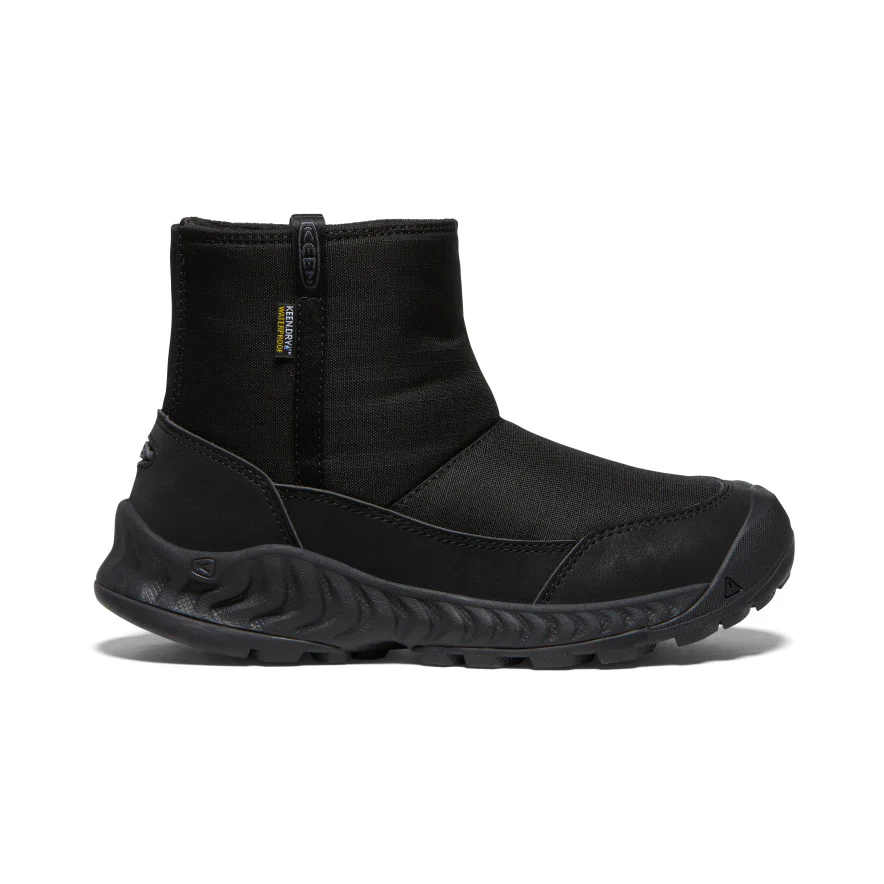 ウィメンズ フッドネクシス プルオン ウォータープルーフ 防水ウィンターブーツ  |  Black/Black
