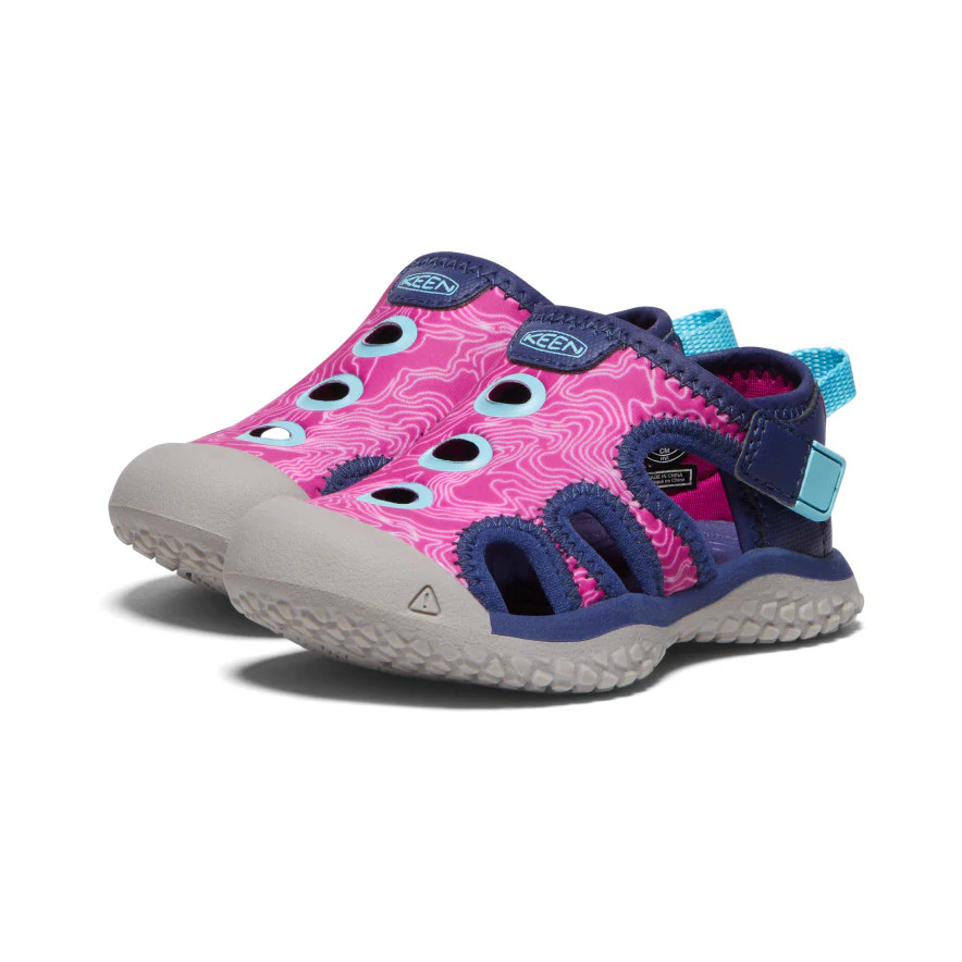 トドラー スティングレイ ウォーターシューズ | Blue Depths/Festival Fuchsia