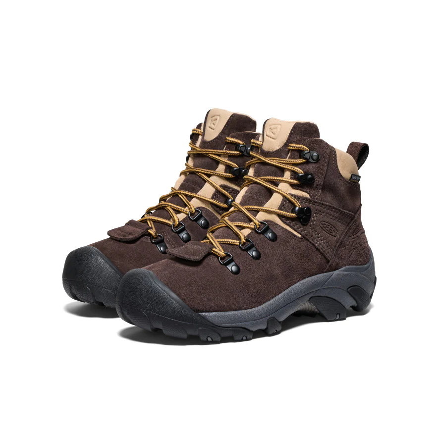 ウィメンズ ピレニーズ ハイキングシューズ KEEN x MOUNTAIN RESEARCH  |  Mountain Research Brown