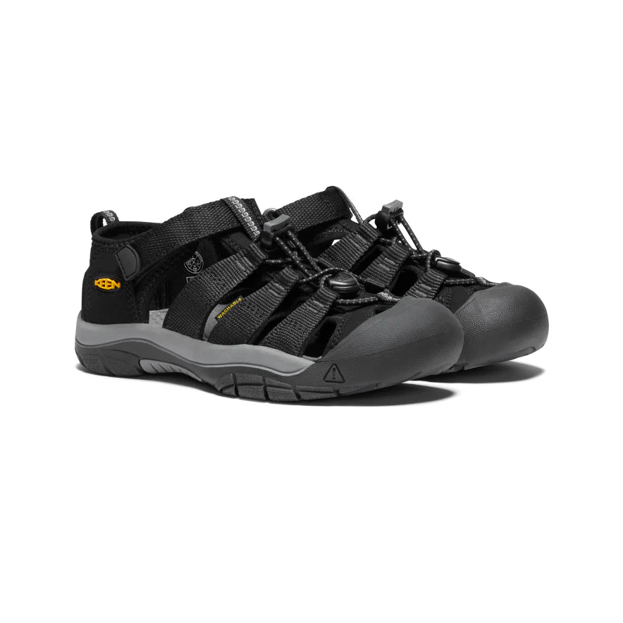 ビッグキッズ ニューポート エイチツー サンダル | Black/Keen Yellow