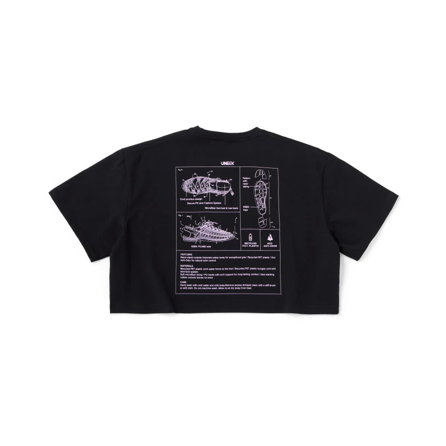 ウィメンズ ショートレングス ティー KEEN x emmi | Black