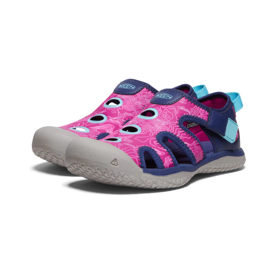 ビッグキッズ スティングレイ ウォーターシューズ | Blue Depths/Festival Fuchsia