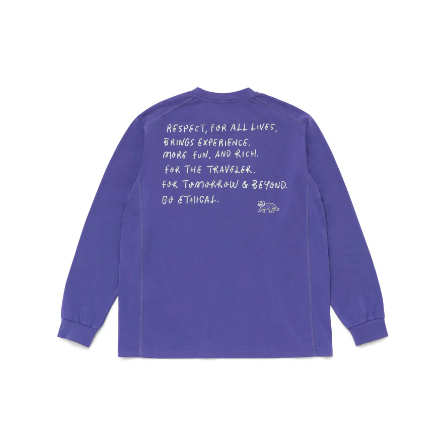 Us 4 ハーベスト エシカル ロングスリーブ ティー | Skipper Blue