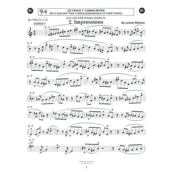 Jamey Aebersold Maiden Voyage T-Sax