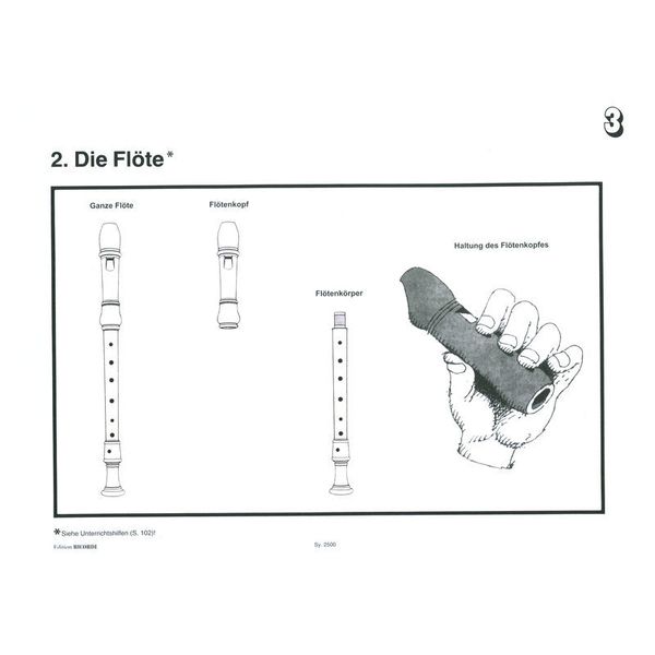Ricordi Lustige Blockflöte 1 Deutsch