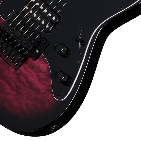 Kramer Guitars Volante Quilt HSFR Magenta B.