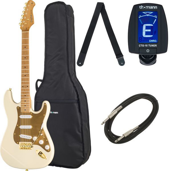 Harley Benton ST-62DLX OW Vintage Bundle