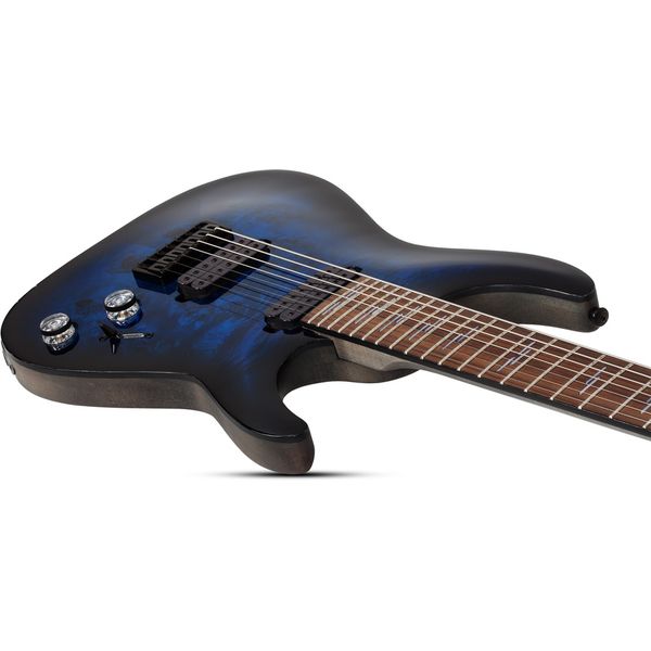 Schecter Omen Elite-7 See Blue Burst