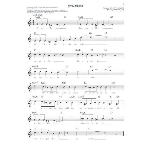 Hal Leonard Easy Jazz Standards Fake Book