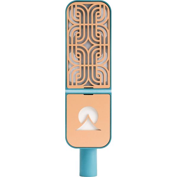 Ohma World Motif Condenser Teal & Apricot