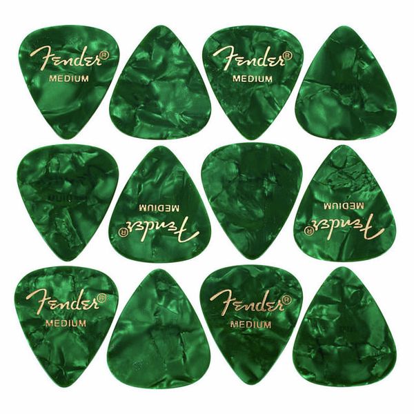 Fender Green Moto Pick Medium