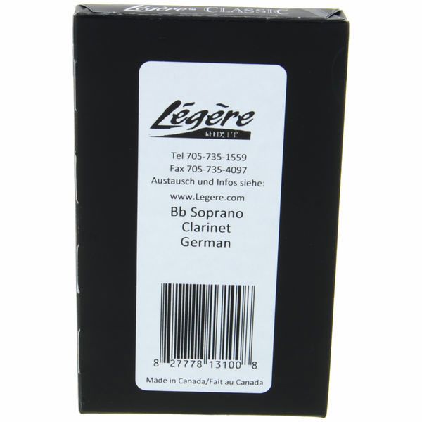Legere Classic Bb-Clar. German 4.75