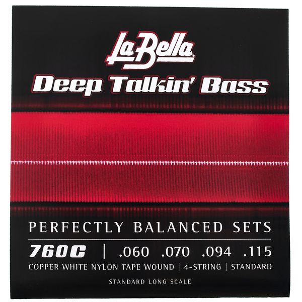 La Bella 760C Copper White Nylon Tape