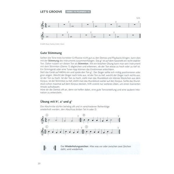 Schott Jeder kann Saxonett