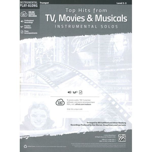 Alfred Music Publishing Top Hits from TV Trumpet