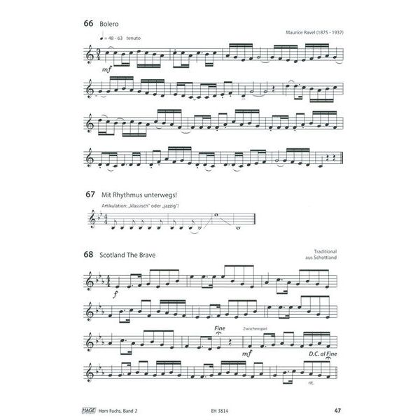 Hage Musikverlag Horn Fuchs 2