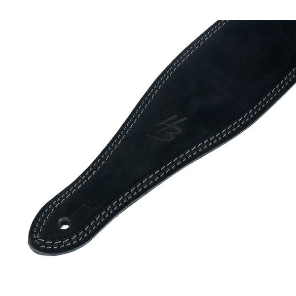 Harley Benton Wide Leather Padded Strap BK