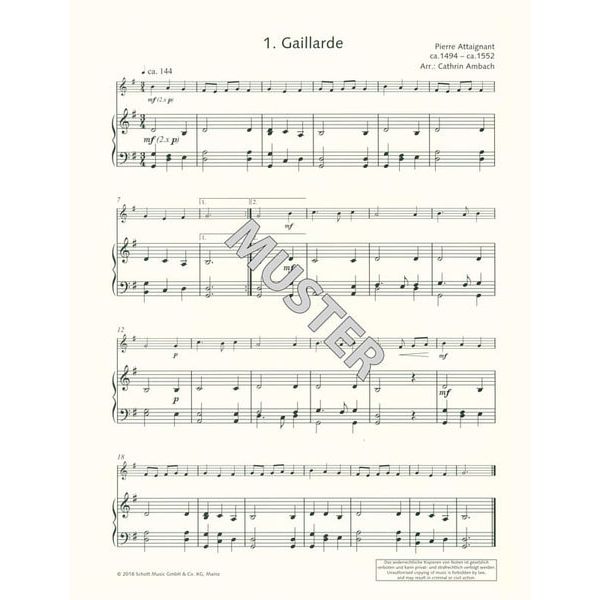 Schott Easy Concert Pieces Flute 1