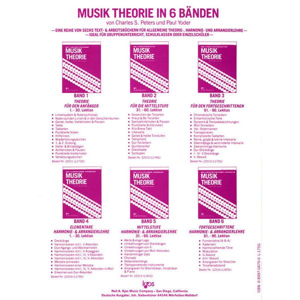 Neil A.Kjos Music Company Musik Theorie 3