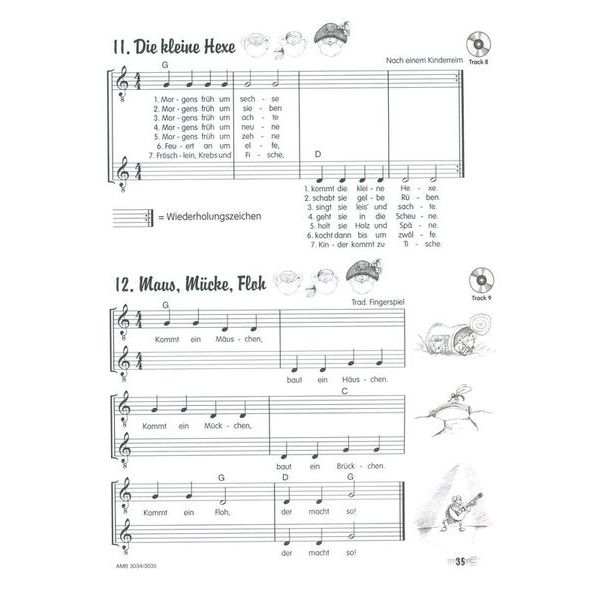 Acoustic Music Books Moro und Lilli