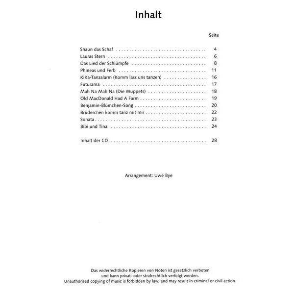 Schott Megastarke TV-Hits 2