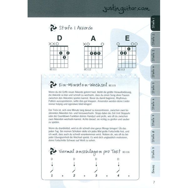 Bosworth Justinguitar.com Songs 1 D