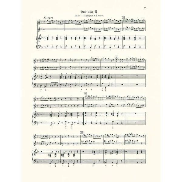 Schott Sammartini 12 Sonaten Heft 1