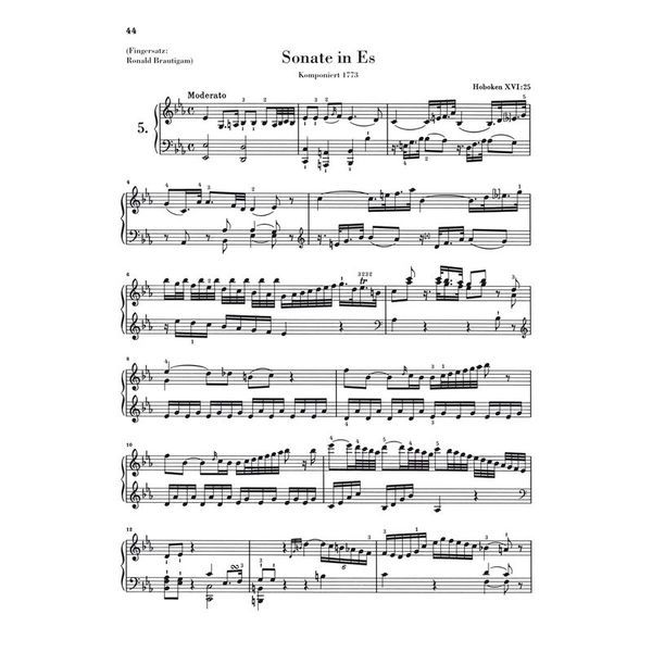 Henle Verlag Haydn Klaviersonaten 2