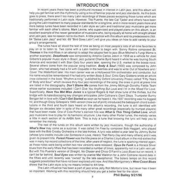 Jamey Aebersold Latin Jazz