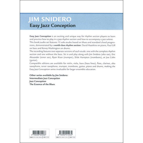 Advance Music Easy Jazz Conception Bass Line