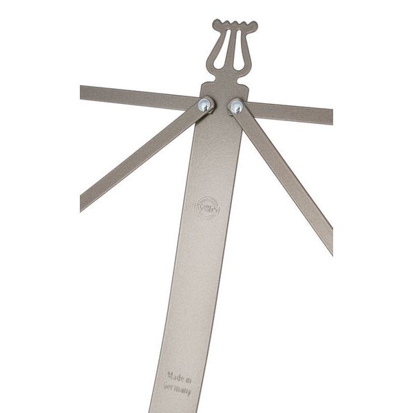 K&M 101 Music Stand Nickel Colored